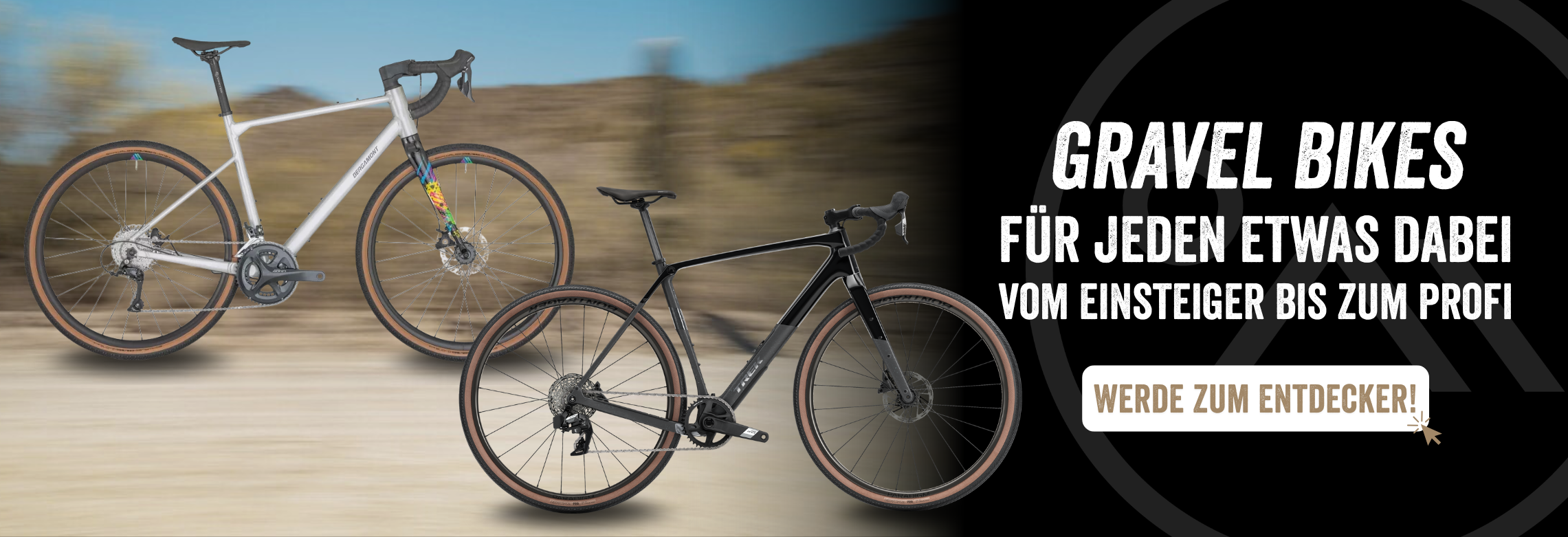 Gravel Bikes für jedes Level entdecken. 